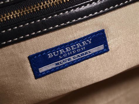 burberry london blue label|burberry label authentic.